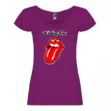 Polera Mujer The Rolling Stones.multicolor,diseño