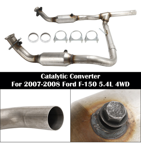 Convertidor Cataltico Para Ford F-150 5.4l 4wd 06-08 Foto 7