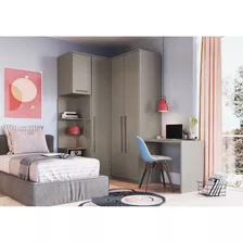 Guarda Roupa Casal Modulado 4 Peças Elegance