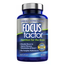 Focus Factor Brain(180 Tabletas) Hecho En Estados Unidos