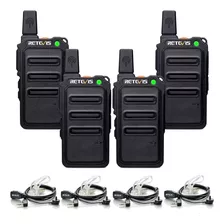 Walkie Talkie Mini Recargable 22 Canales Con Auricular Pac