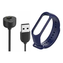 Malla Para Xiaomi Mi Band 6 + Cable Usb Cargador Smartwatch