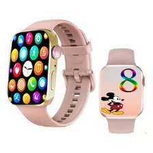 Reloj Inteligente Smart Watch S4 Para Mujer Ip67 Pink