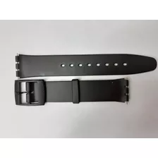 Malla Morellato Para Reloj Swatch Skin U1629.18mm Negra
