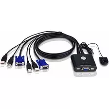 Switch 2 Puertos Usb Aten Kvm