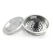 2x Rejilla + Tapón Acero Inox 7,5cm + 8,5cm Cocina Ducha