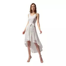 Vestido Corto Asimétrico Ideal Para Boda Matrimonio Fiesta