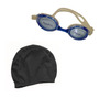 Primera imagen para búsqueda de gorra y gafas natacion hidro adultos