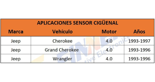 Sensor Cigeal Jeep Cherokee 4.0 Wrangler 4.0 Foto 4