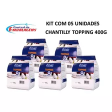 Topping Chantilly 400g Selecta Duas Rodas Kit C/05 Unidades