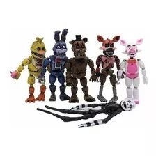 Kit De 6 Muñecas Articuladas Five Nights At Freddy's