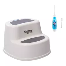 Kit Higiene Degrau Steppy E Escova De Dentes Elétrica