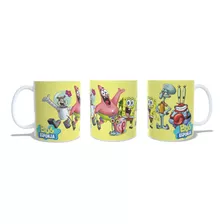 Caneca Infantil De Plastico Resistente Bob Esponja 325 Ml