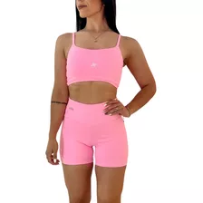 Roupa Para Academia Colorida Cores Do Verão Com Proteção Uv