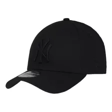 Boné New Era Aba Curva 940 Ajuste Ny Yankees Preto All Black