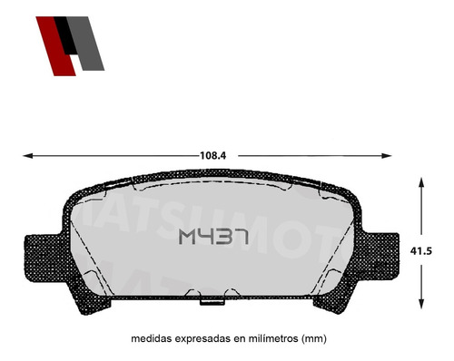 Pastillas De Freno Semi Metalica Trasera Subaru Legacy 2003 Foto 3