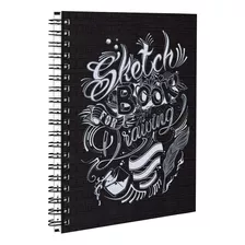Sketchbook Para Desenho 100 Págs 50 Folhas 18x25cm 180g