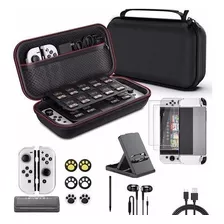 Set De Accesorios Para Nintendo Switch, Negro