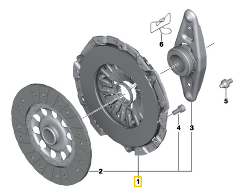 Kit De Embrague Para Bmw  X3 E83 Lci X3 2.0i Motor  N46 Foto 3