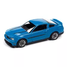 2012 Ford Mustang Gt/cs Azul 1:64 Auto World