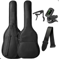 Kit Acessórios Violão Classico Acústico Luxo Kit C/4 Itens