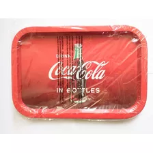 Charola Coca Cola Drink In Bottles Metal Original