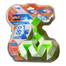 Brinquedo Cobra Magica Blocos Sortida Fun Ngames Toyng 45440 Cor Da Estrutura Azul