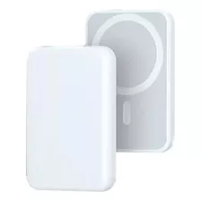 Batería Externa De Carga Inalámbrica Magsafe Color Blanco