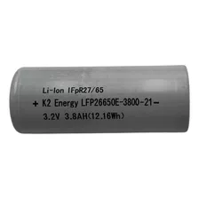 2 X Baterías Recargables Lifepo4 3.2v 26650 3800mah