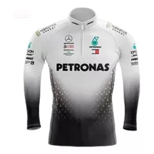 Camisa Ciclismo Petronas Camiseta Roupa Pedalar Branca Mtb 