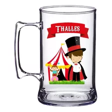 30 Copos Caneca Acrílica Personalizada Lembrancinha Circo