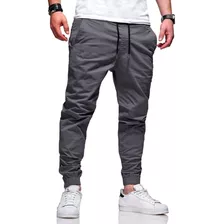 Calça Jogger Jeans Camuflada Masculina Com Punho Elástico Ad