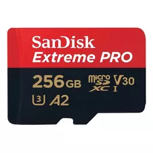 Cartão De Memória Sandisk Sdsqxcz-256g-gn6ma Extreme Pro 256gb