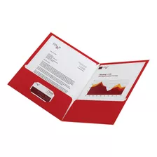 Portafolios Laminados De Dos Bolsillos Marca Office Depot®, 