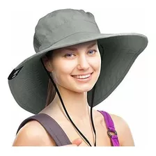 Sombrero De Sol Ancho Brim Gorro De Proteccion Uv Al Aire Li