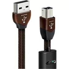 Audioquest Cable Usb A-b Color Negro, 2.5ft Usb A Usb B Cab