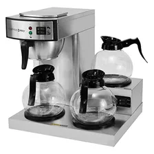 Coffee Pro CprLG Cafetera Comercial De 3 Quemadores, 24 X 1