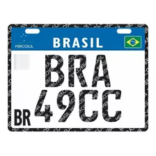 Placa Bra 49cc 13x17 Pvc 2mm 