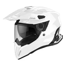 Casco Para Moto Airoh Original Commander Color Blanco