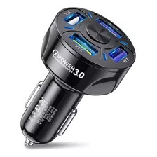 Cargador Carro Carga Rápida 4 Puertos Usb Quick Charger 3.0