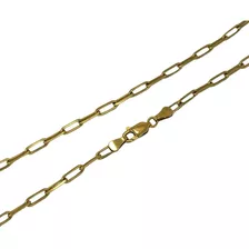 Cordão Cartier Facetado Masculino Ouro 18k 50cm 15 Gramas