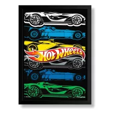 Quadro Hotwheels Carros Esportivos Decorativo 