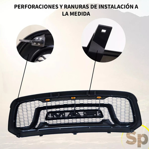 Parrilla Letra Led Dodge Ram 1500 2018 Tipo Rebel Foto 6