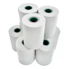 Papel Rollo Termico 100 Rollos Papel Termico 57x40 Impresora