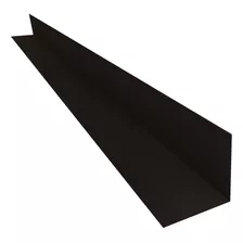 Cantoneira L Pvc Protetor Canto Parede Barra 3 Metros Cor Preto