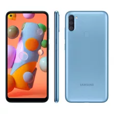 Celular Samsung A11 64gb Azul Usado Funciona Perfeita