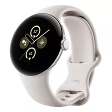 Smartwatch Pixel Smartwatch Watch 2 Sport Caja Blanca, Malla Crema De Silicona Milanese