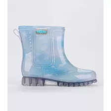 Bota Galocha Infantil Disney Glamour Frozen