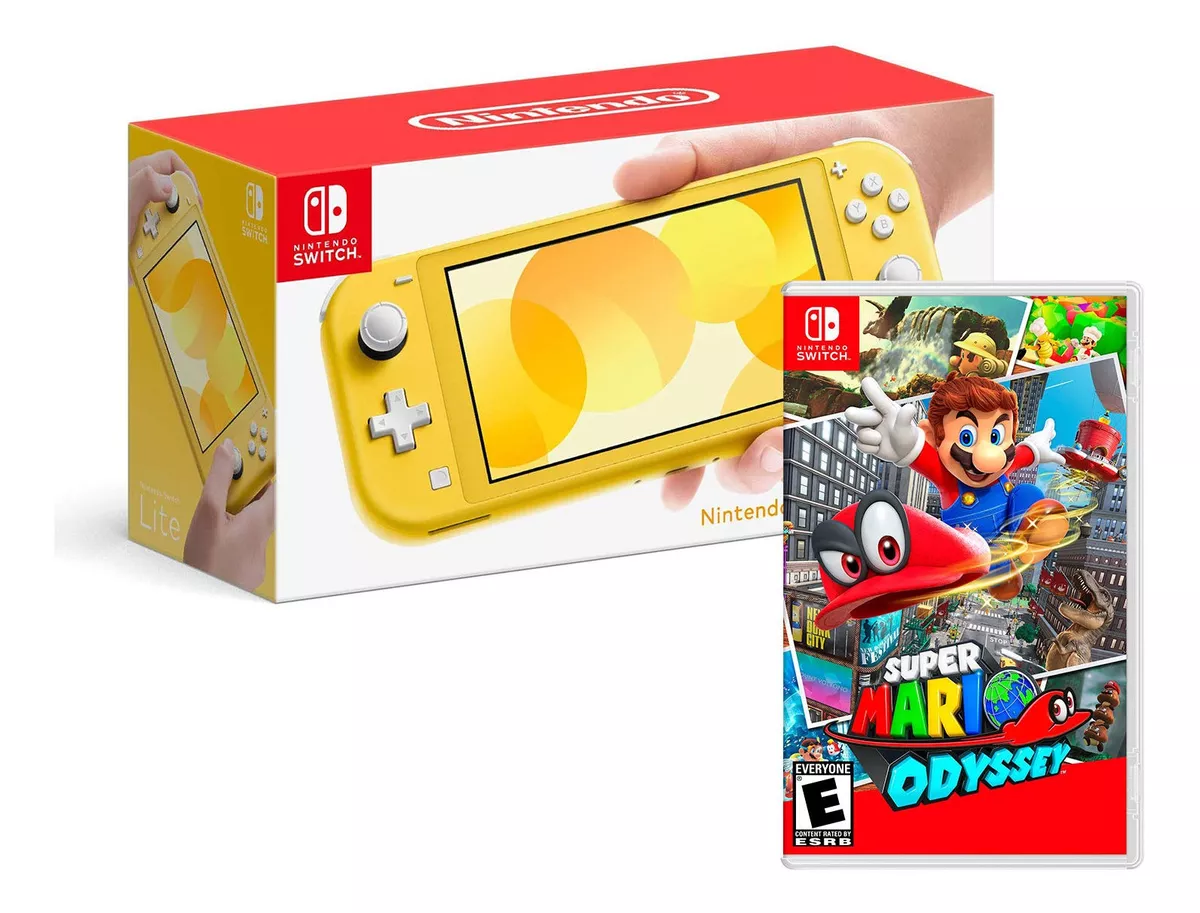 Consola Nintendo Switch Lite + Super Mario Odyssey