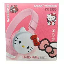 Diadema Bluetooth, Audifonos Hello Kitty- Ft, Color Rosa